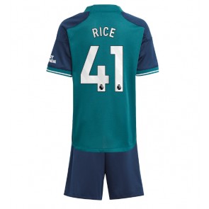 Arsenal Declan Rice #41 Tredje trøje Børn 2023-24 Kort ærmer (+ korte bukser)